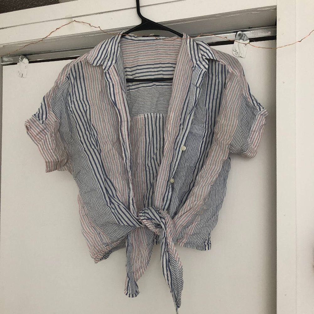 Thin Madewell button down top EUC